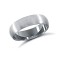 18ct White Gold Standard Weight Court Profile Satin Wedding Ring 5mm