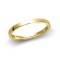 22ct Yellow Gold Standard Weight 2mm Soft Court Profile Mirror Finish Wedding Ring 2mm