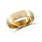22ct Yellow Gold Standard Weight 5mm Soft Court Profile Satin Wedding Ring 5mm