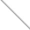 18ct White Gold 1.00ct Rub-over Dia Line Bracelet