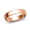9ct Rose Gold Standard Weight Court Profile Mirror Finish Wedding Ring 5mm