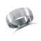 9ct White Gold Standard Weight Court Profile Satin Wedding Ring 7mm