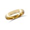 9ct Yellow Gold Standard Weight Court Profile Satin Wedding Ring 3mm