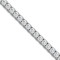 18ct White Gold 2.00ct Claw Set Dia Line Bracelet