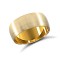 9ct Yellow Gold Standard Weight Court Profile Satin Wedding Ring 8mm