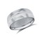 Platinum Standard Weight Court Profile Centre Groove Wedding Ring 8mm