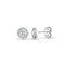 18ct White 0.35ct Diamond Cluster Earrings