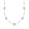 18ct White Gold Diamond And Green Amethyst Necklace