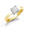 18ct Yellow Gold 1ct Princess Cut Ring