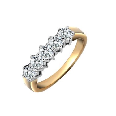18ct Yellow Gold 1.50ct 5 Stone Diamond Ring