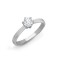18ct White Gold 25pts Solitaire Dia Ring